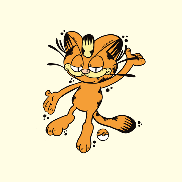 Illustration for article titled The Original 151 Pokemon, But Garfield